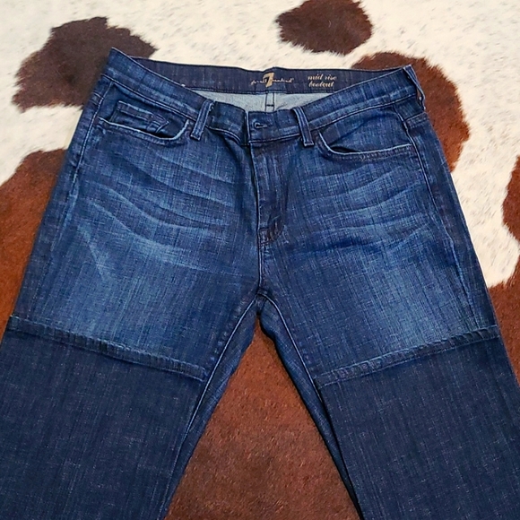 7 For All Mankind "Mid Rise Bootcut" - Picture 8 of 8